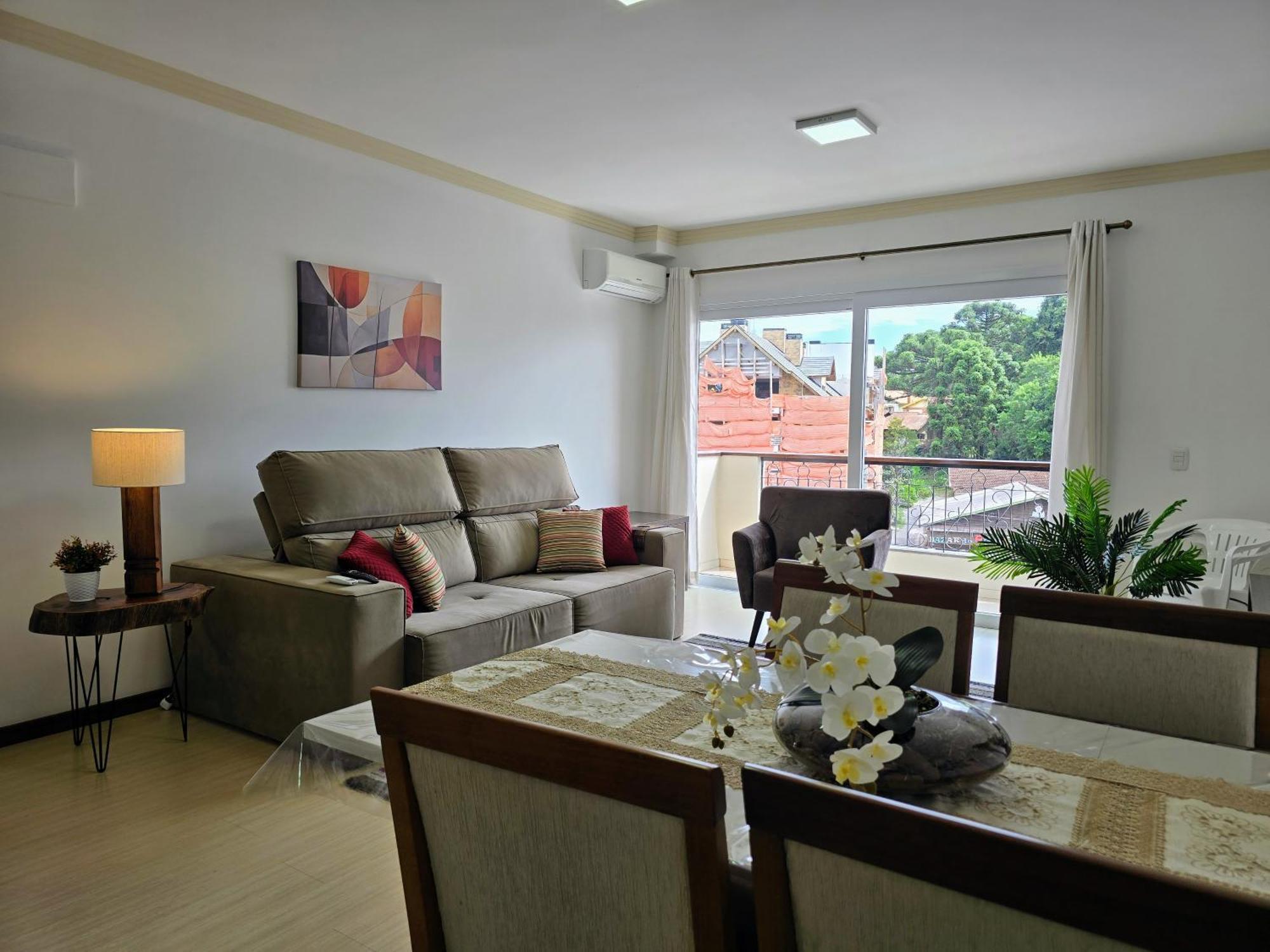 Апартаменты Residencial Dona Virginia Centro Канела Экстерьер фото